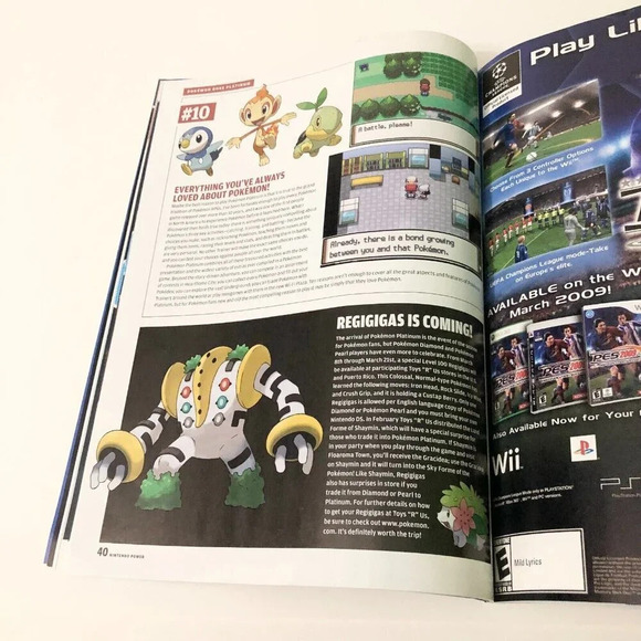 Nintendo Power Video Game Magazine Issue 240 April 2009 Pokemon Platinum Version - Picture 15 of 16